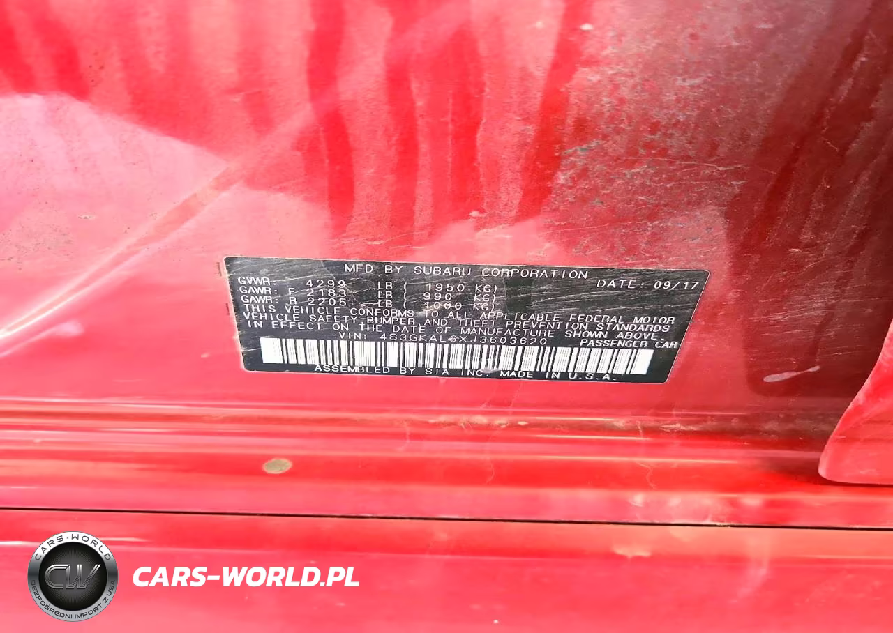 2018 Subaru Impreza Sport VIN:4S3GKAL6XJ3603620 - 12