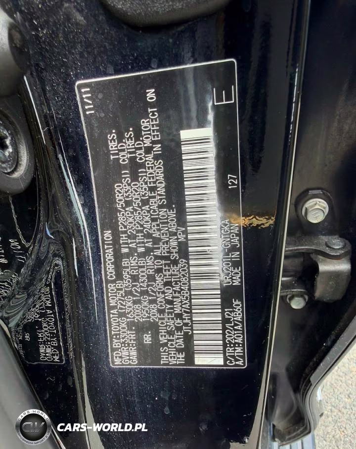 2011 Lexus Lx 570 VIN:JTJHY7AX5B4082039 - 10