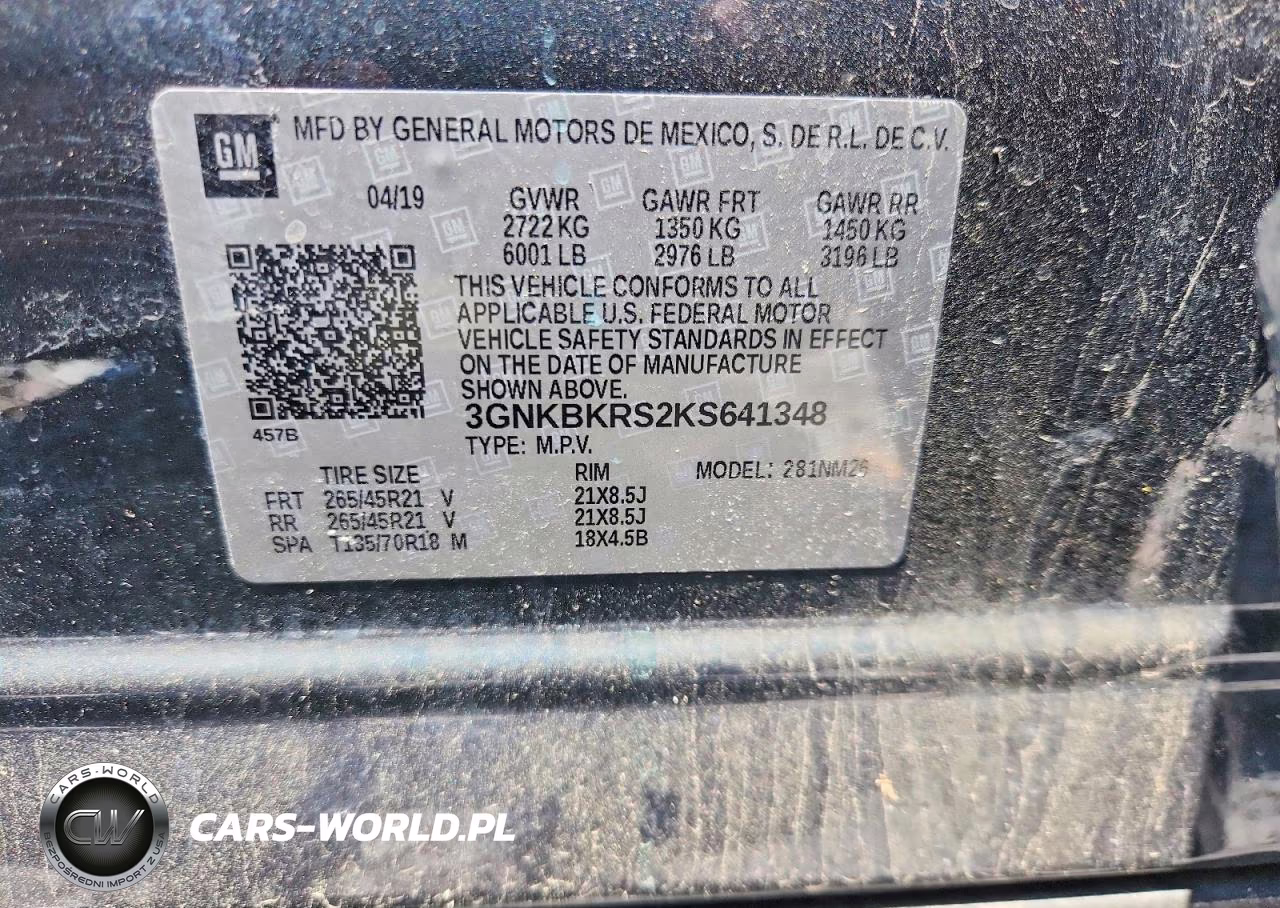 2019 Chevrolet Blazer Premier VIN:3GNKBKRS2KS641348 - 12