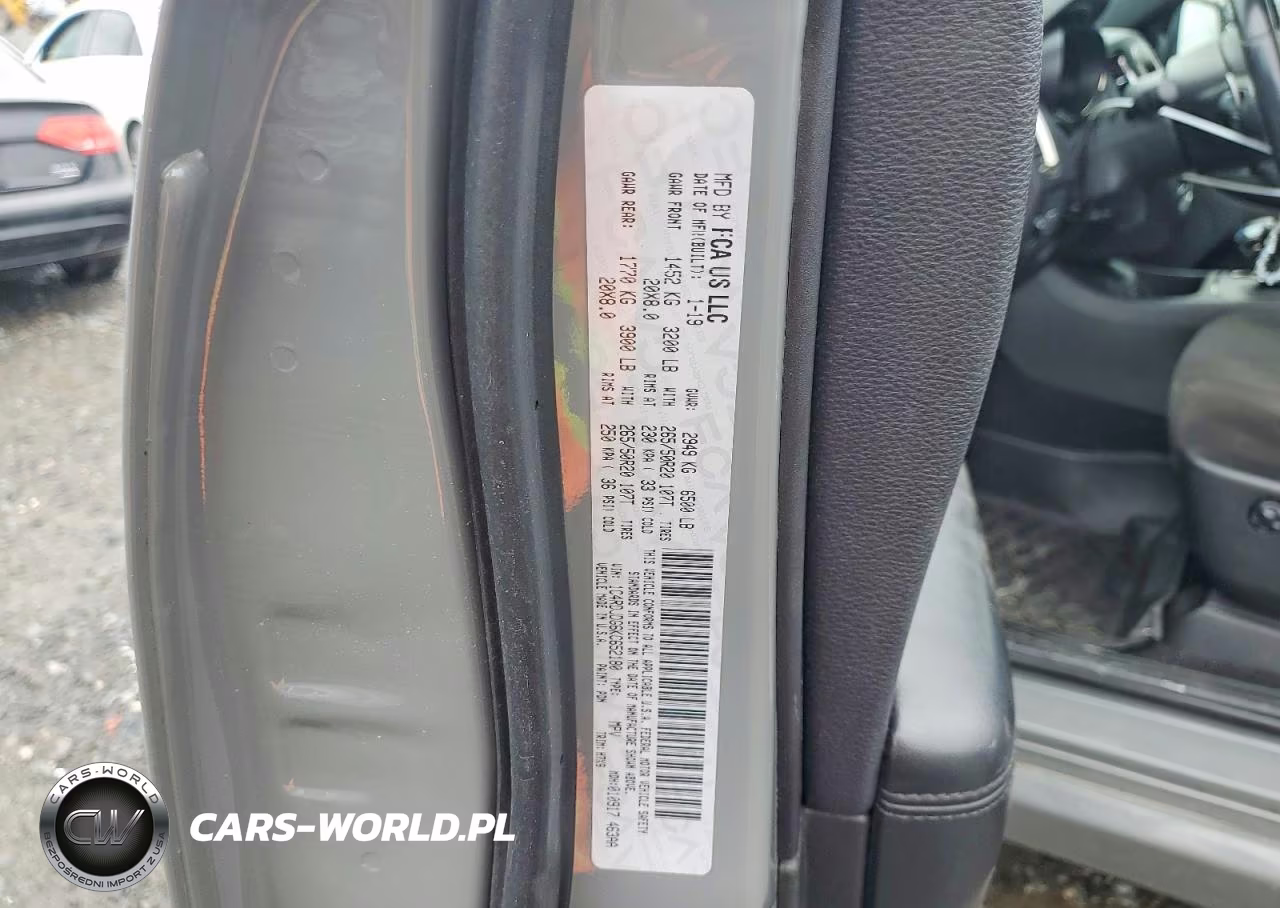 2019 Dodge Durango Gt VIN:1C4RDJDG6KC652180 - 13