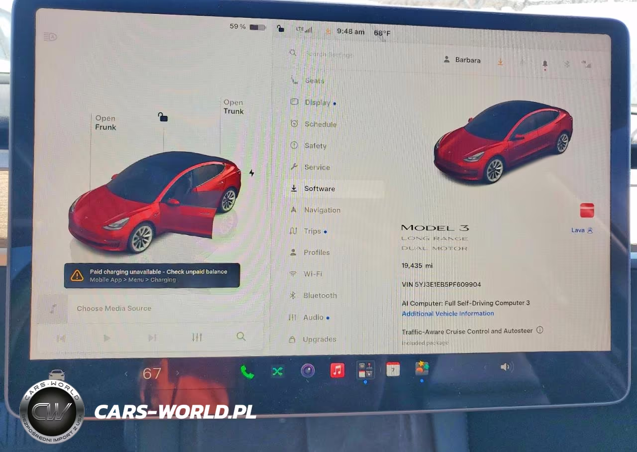 2023 Tesla Model 3 VIN:5YJ3E1EB5PF609904 - 9