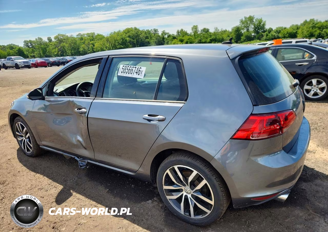 2017 Volkswagen Golf S VIN:3VW217AU4HM020368 - 2