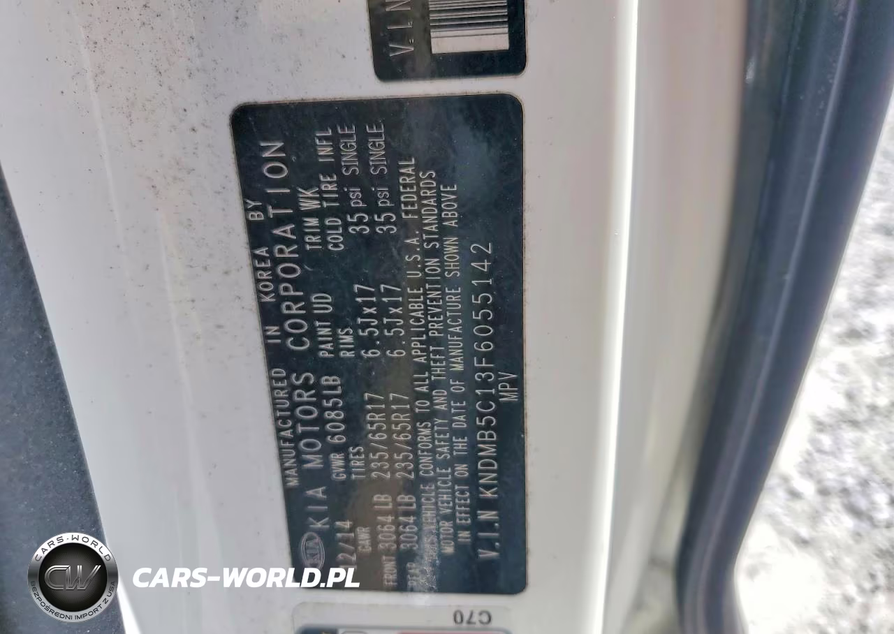2015 Kia Sedona Lx VIN:KNDMB5C13F6055142 - 13