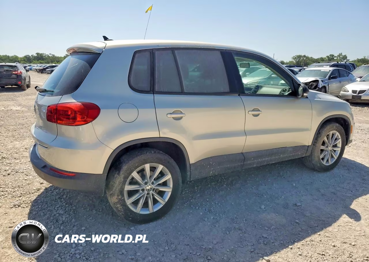 2014 Volkswagen Tiguan S VIN:WVGBV3AX6EW543750 - 3