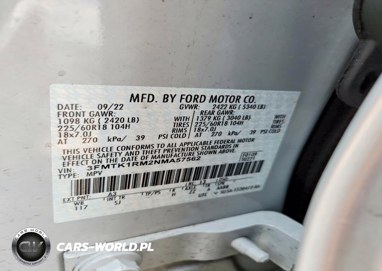 2022 Ford Mustang Mach-E Select VIN:3FMTK1RM2NMA57562 - 13