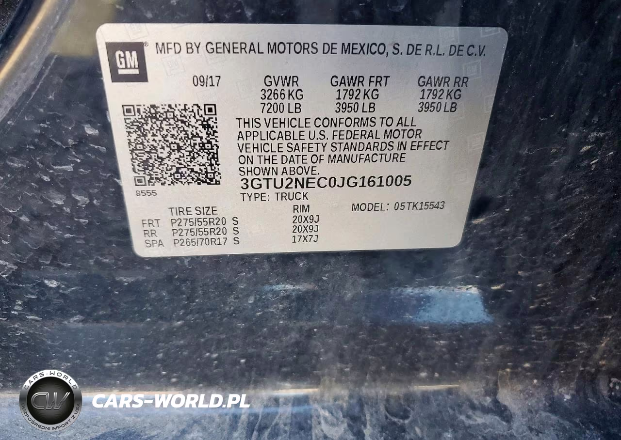 2018 GMC Sierra K1500 Slt VIN:3GTU2NEC0JG161005 - 12