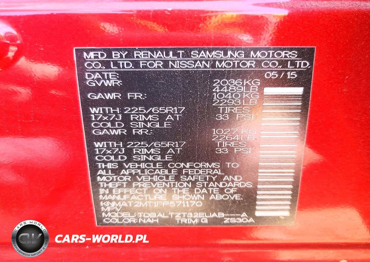 2015 Nissan Rogue Sv VIN:KNMAT2MT1FP571170 - 13