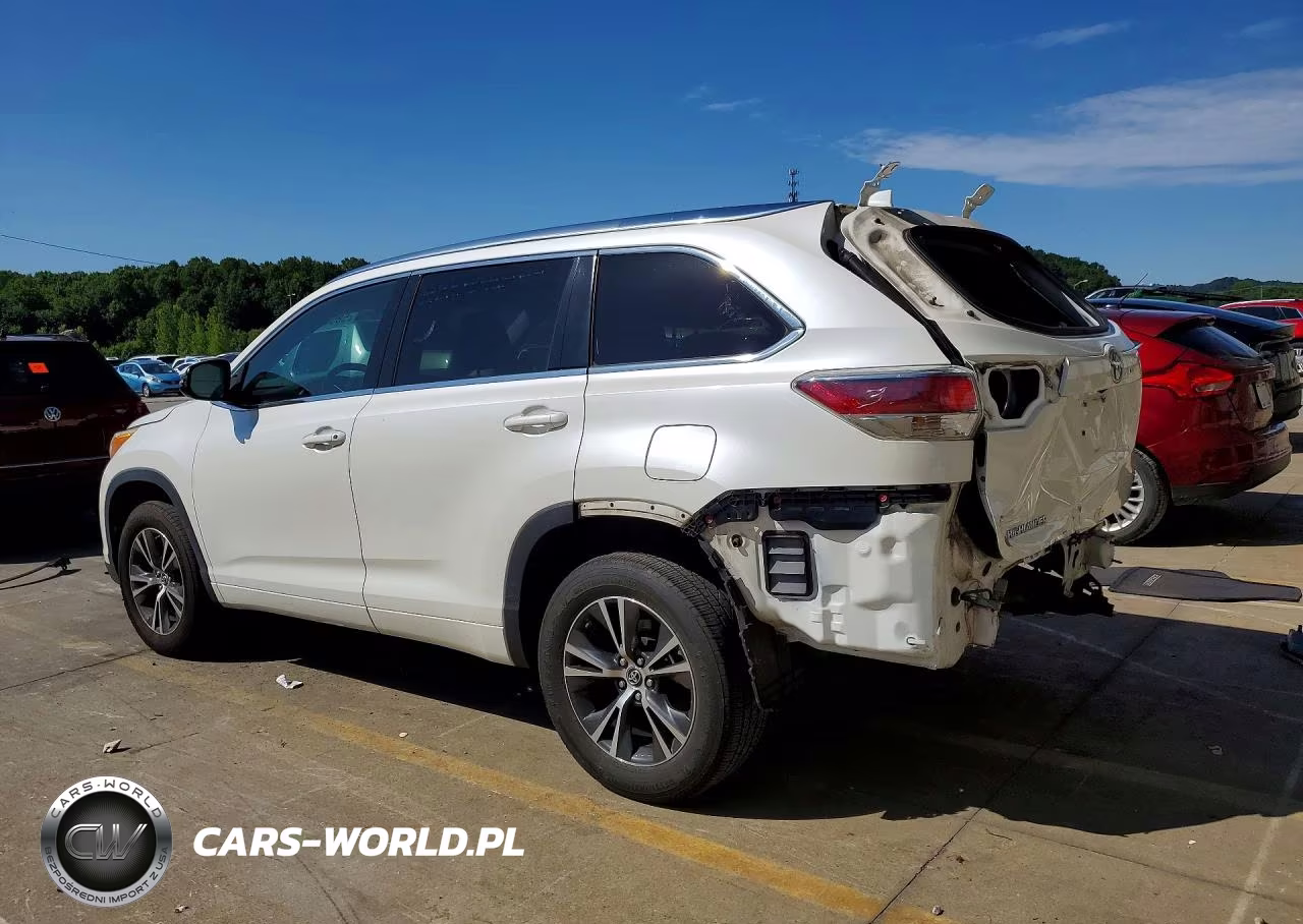 2016 Toyota Highlander Xle VIN:5TDKKRFH9GS180509 - 2