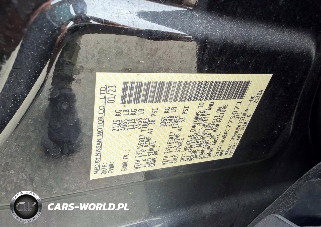 2023 Nissan Rogue S VIN:5N1BT3AB8PC775071 - 10