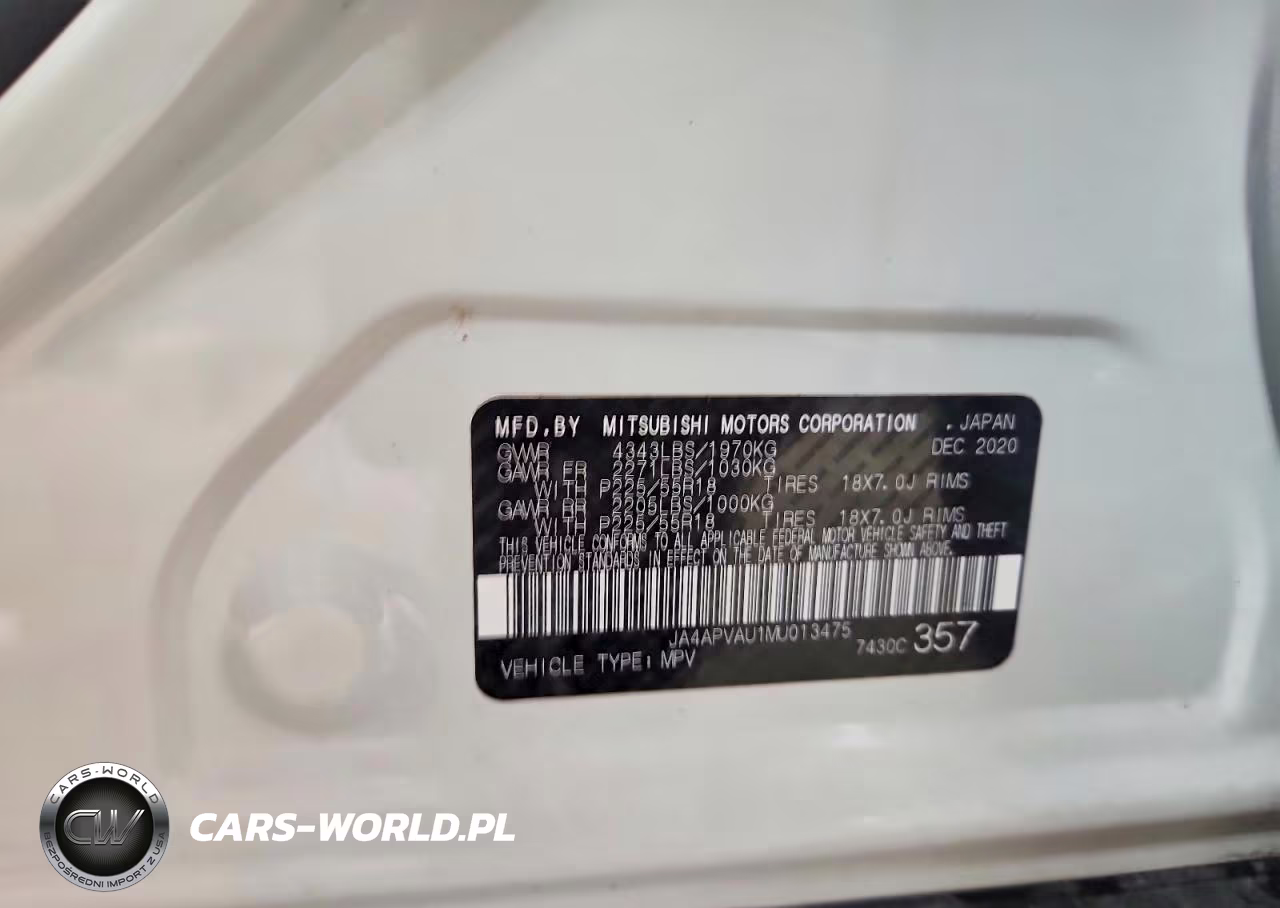 2021 Mitsubishi Outlander Sport Se VIN:JA4APVAU1MU013475 - 14