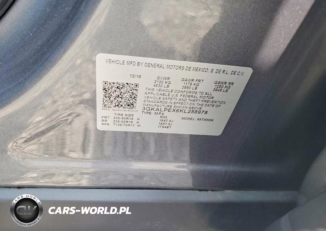 2019 GMC Terrain Slt VIN:3GKALPEX6KL258978 - 12