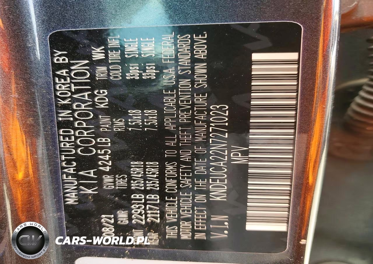 2022 Kia Seltos Nightfall VIN:KNDEUCA22N7271023 - 14