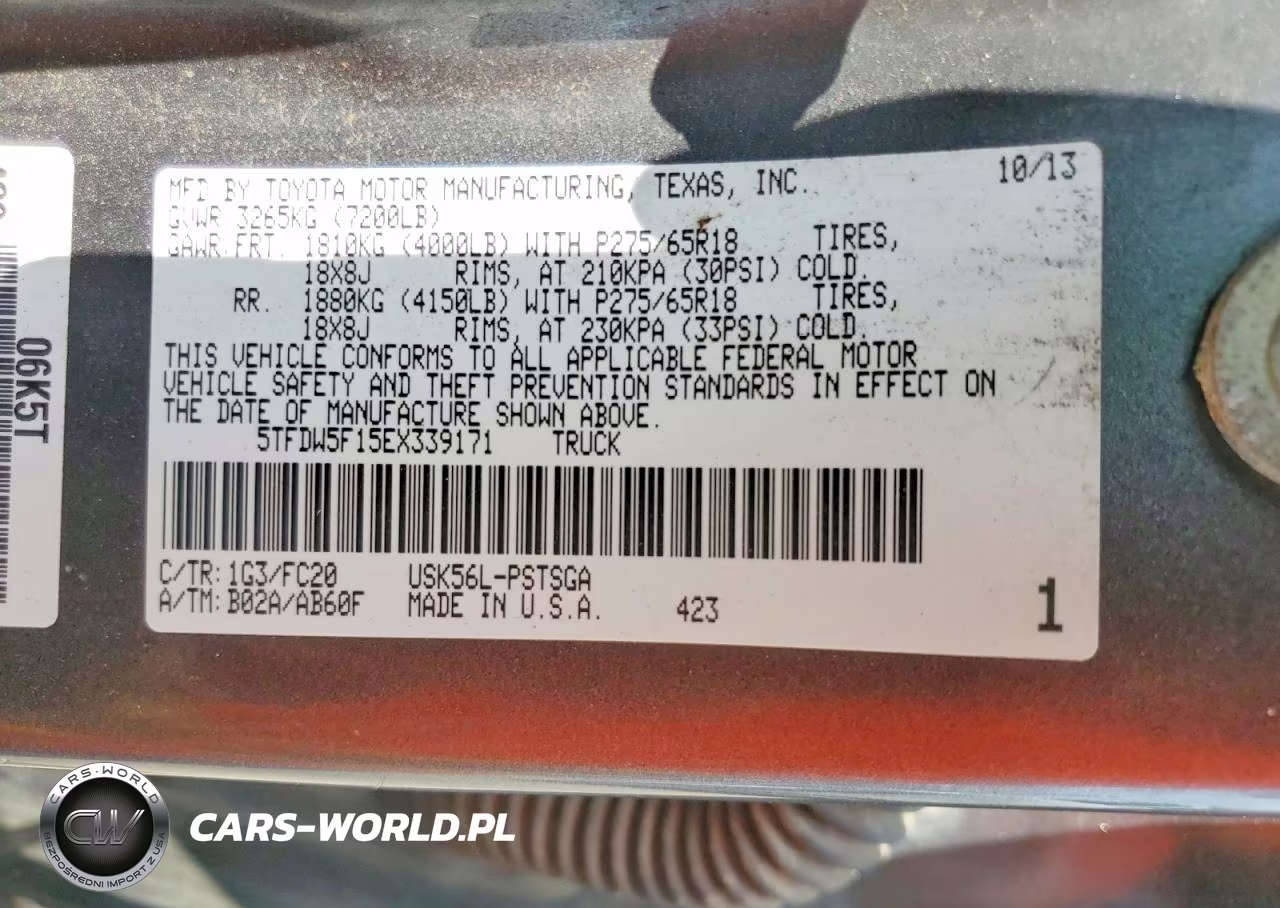 2014 Toyota Tundra Crewmax Sr5 VIN:5TFDW5F15EX339171 - 13