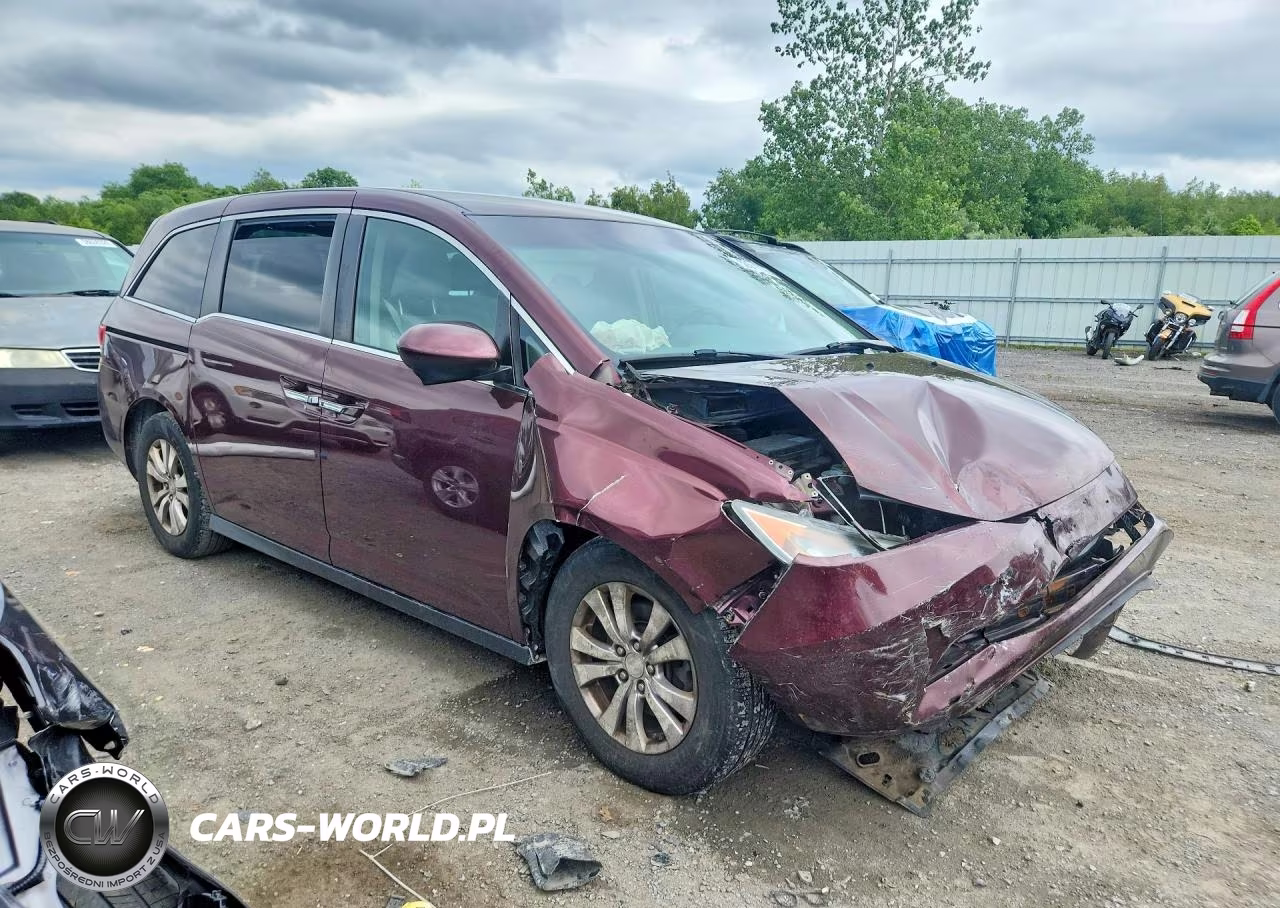 2015 Honda Odyssey Ex VIN:5FNRL5H48FB086722 - 4