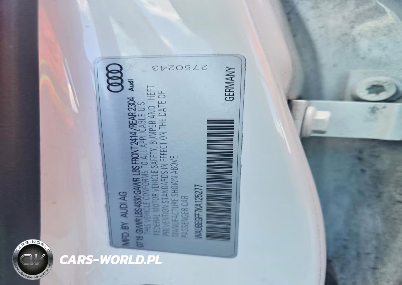 2019 Audi A3 Premium VIN:WAUBEGFF7KA125277 - 12