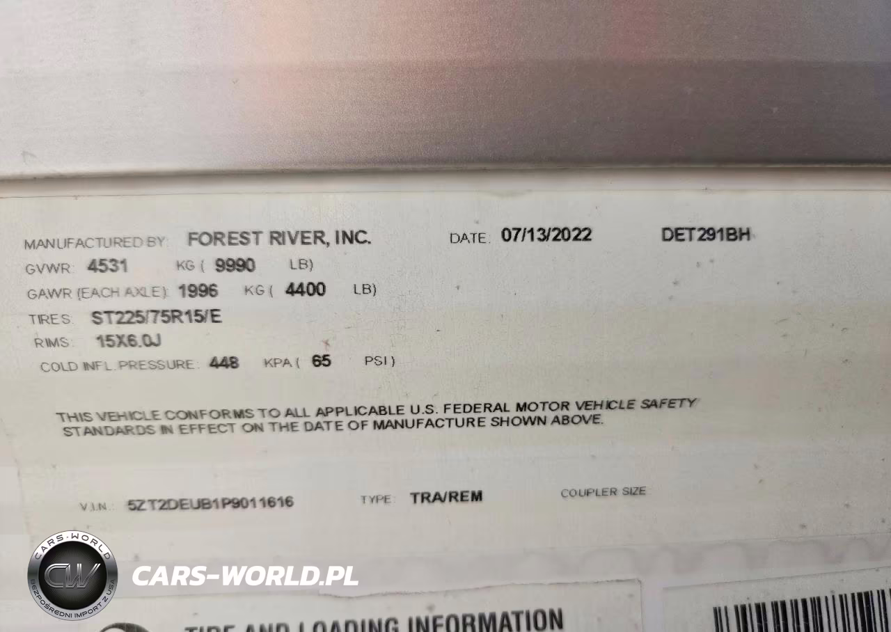 2023 Forest River Della Terra Camper VIN:5ZT2DEUB1P9011616 - 10