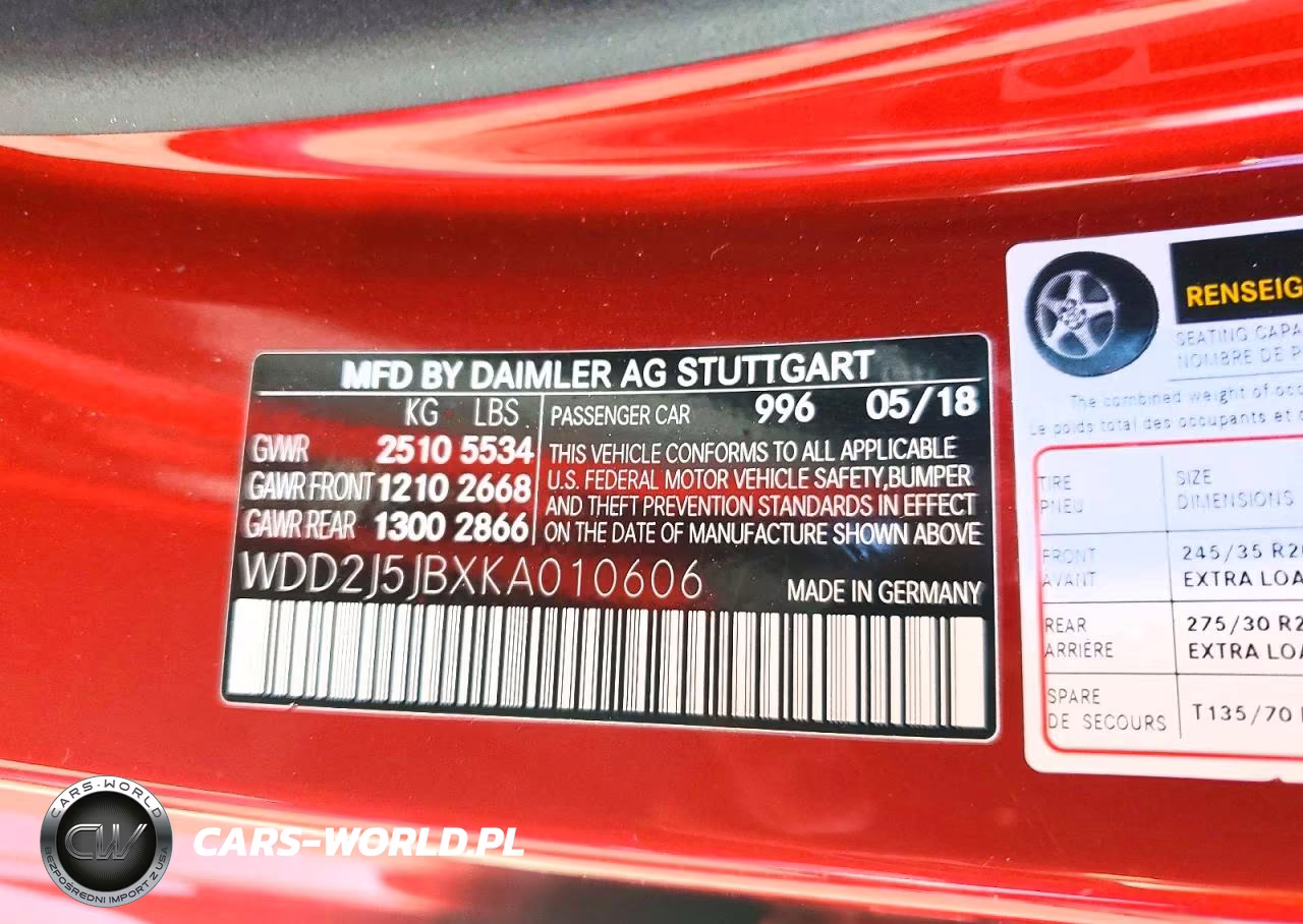 2019 Mercedes-Benz Cls 450 VIN:WDD2J5JBXKA010606 - 12