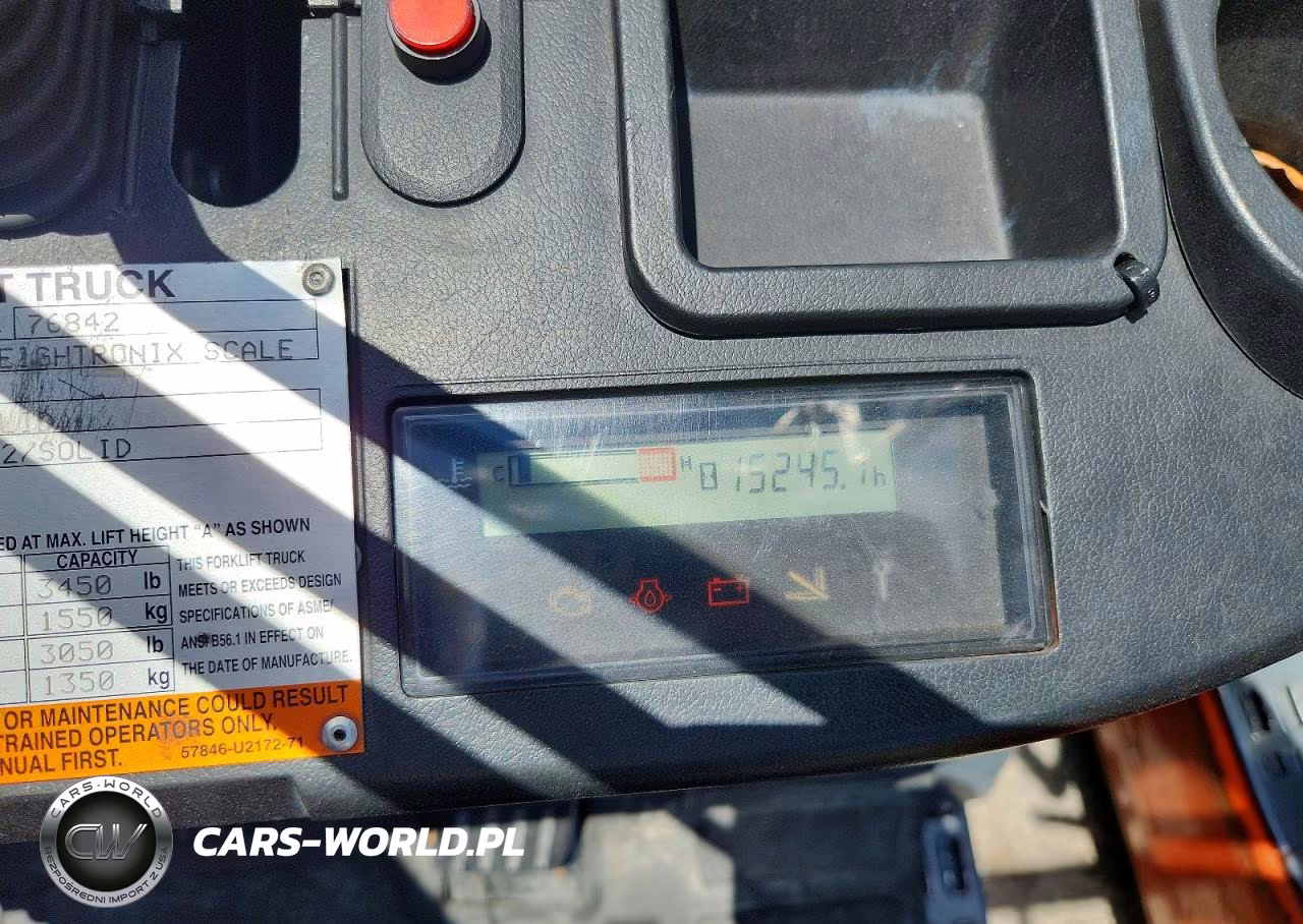2016 Toyota 8Fgcu20 Forklift VIN:76842 - 8