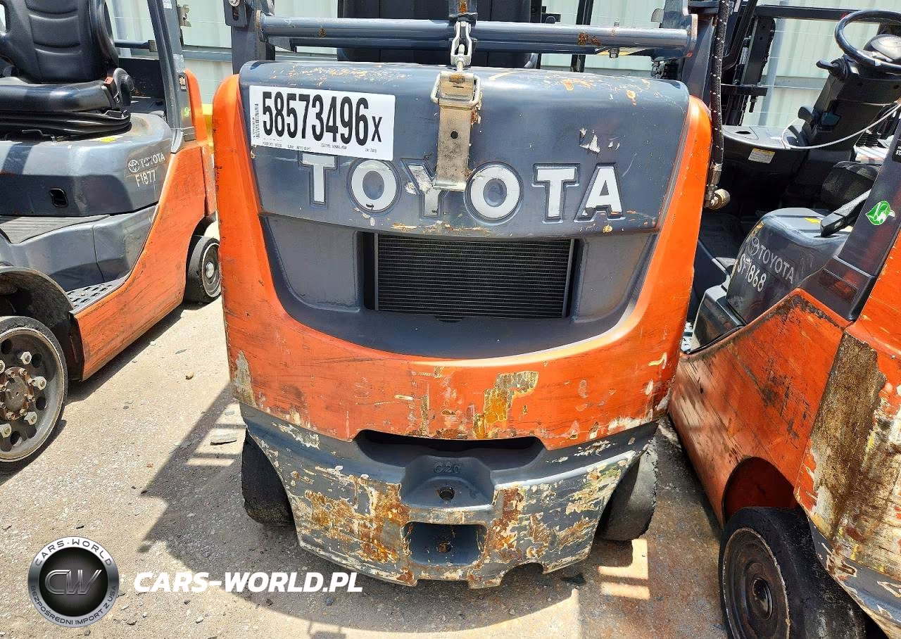2016 Toyota Forklift VIN:76810 - 9