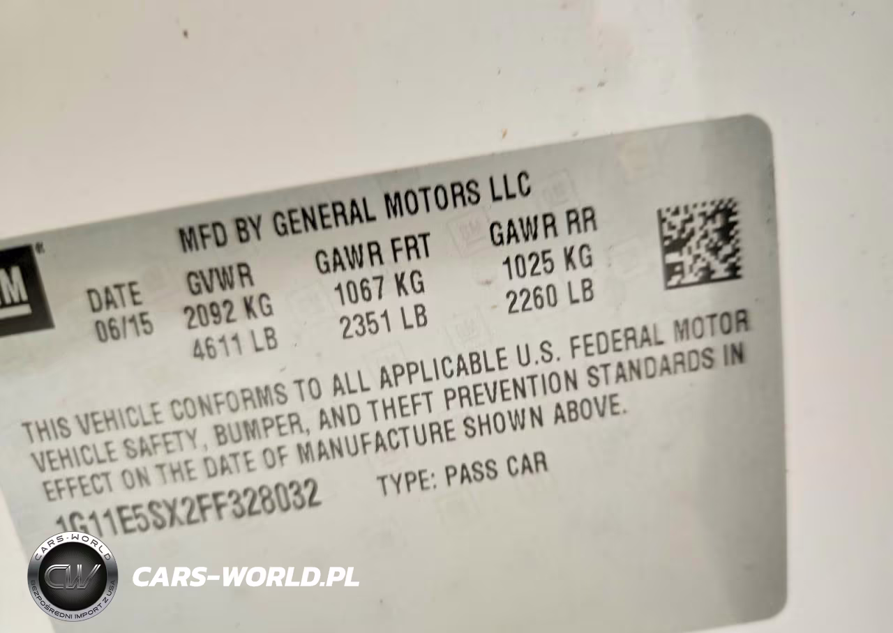 2015 Chevrolet Malibu 2Lt VIN:1G11E5SX2FF328032 - 12