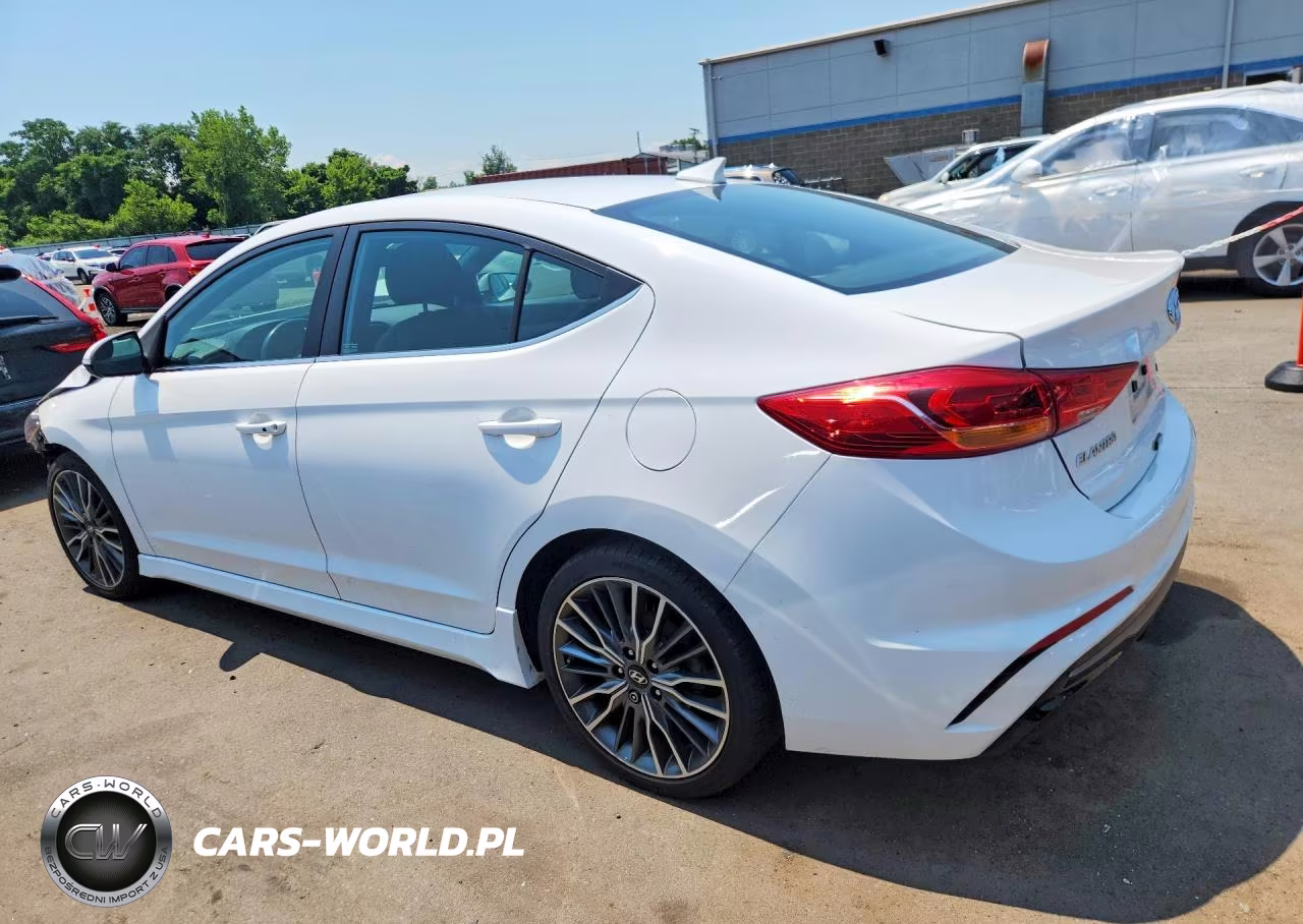 2017 Hyundai Elantra Sport VIN:KMHD04LB9HU345646 - 2