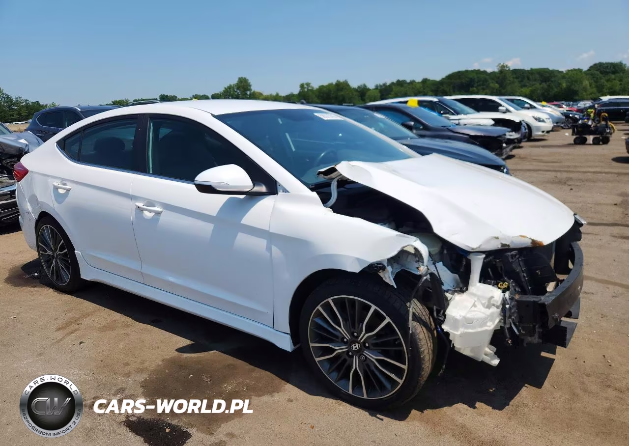 2017 Hyundai Elantra Sport VIN:KMHD04LB9HU345646 - 4