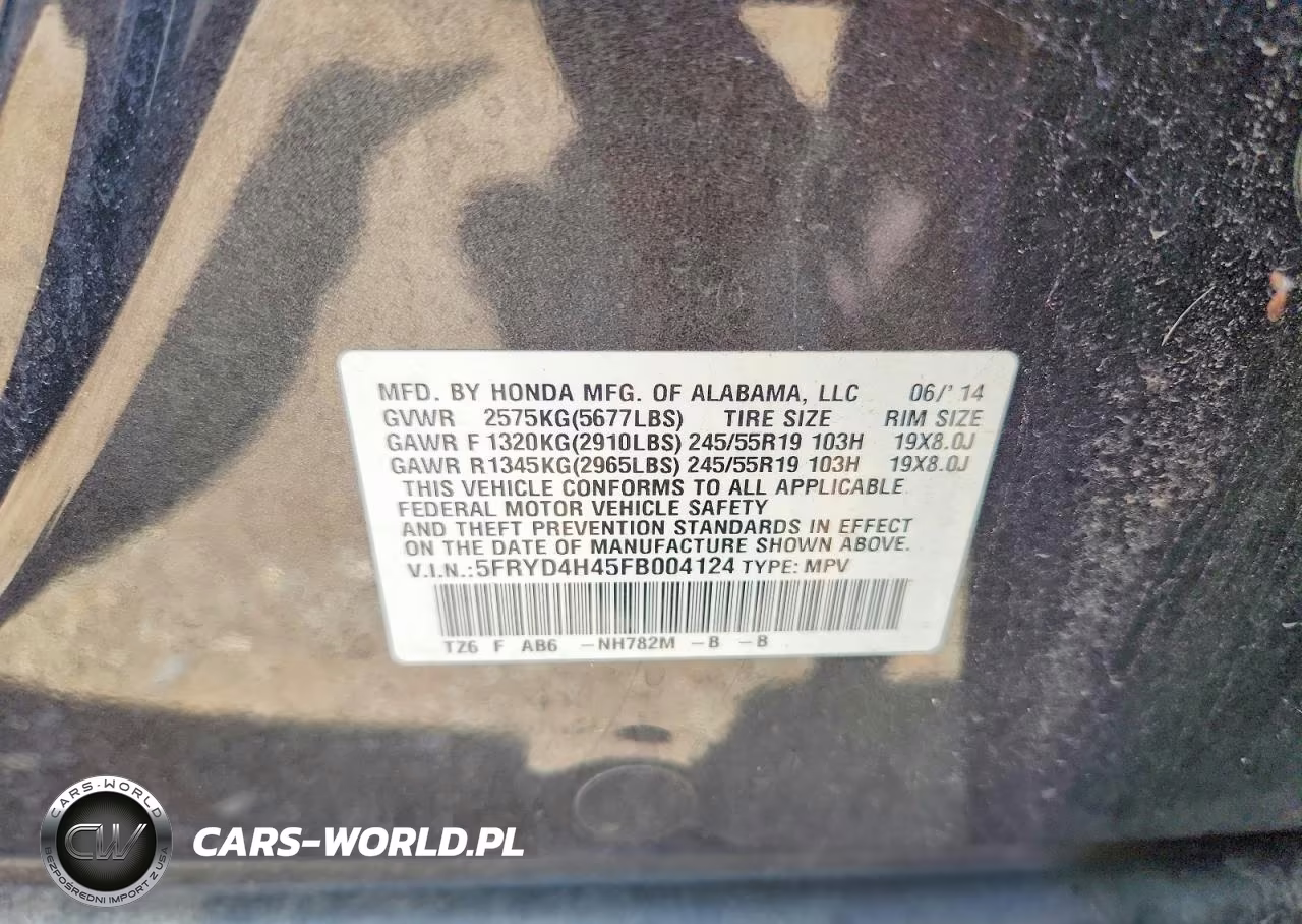 2015 Acura Mdx Technology VIN:5FRYD4H45FB004124 - 12