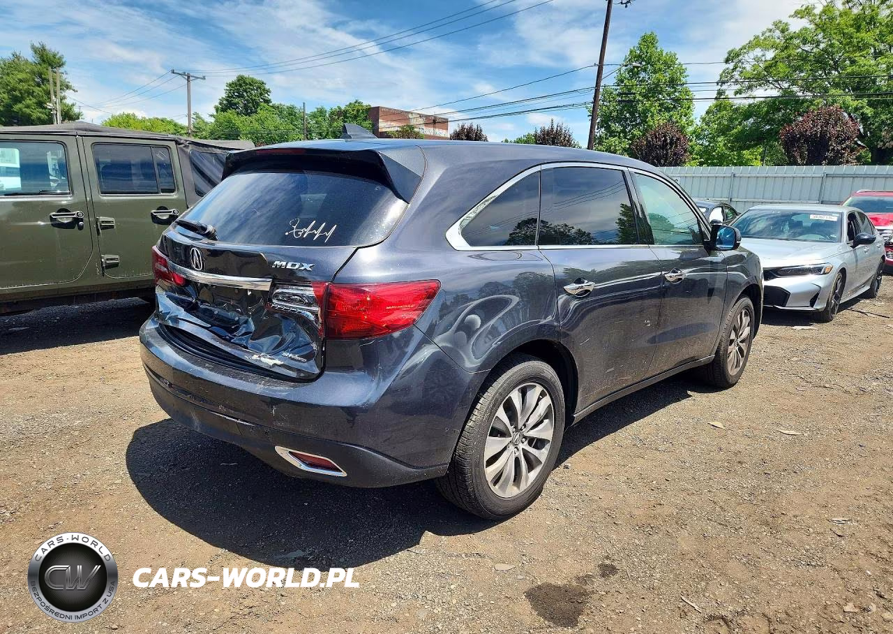 2015 Acura Mdx Technology VIN:5FRYD4H45FB004124 - 3