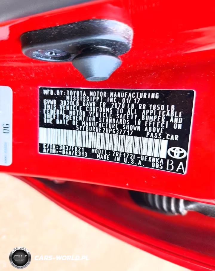 2017 Toyota Corolla Le VIN:5YFBURHE2HP637717 - 12