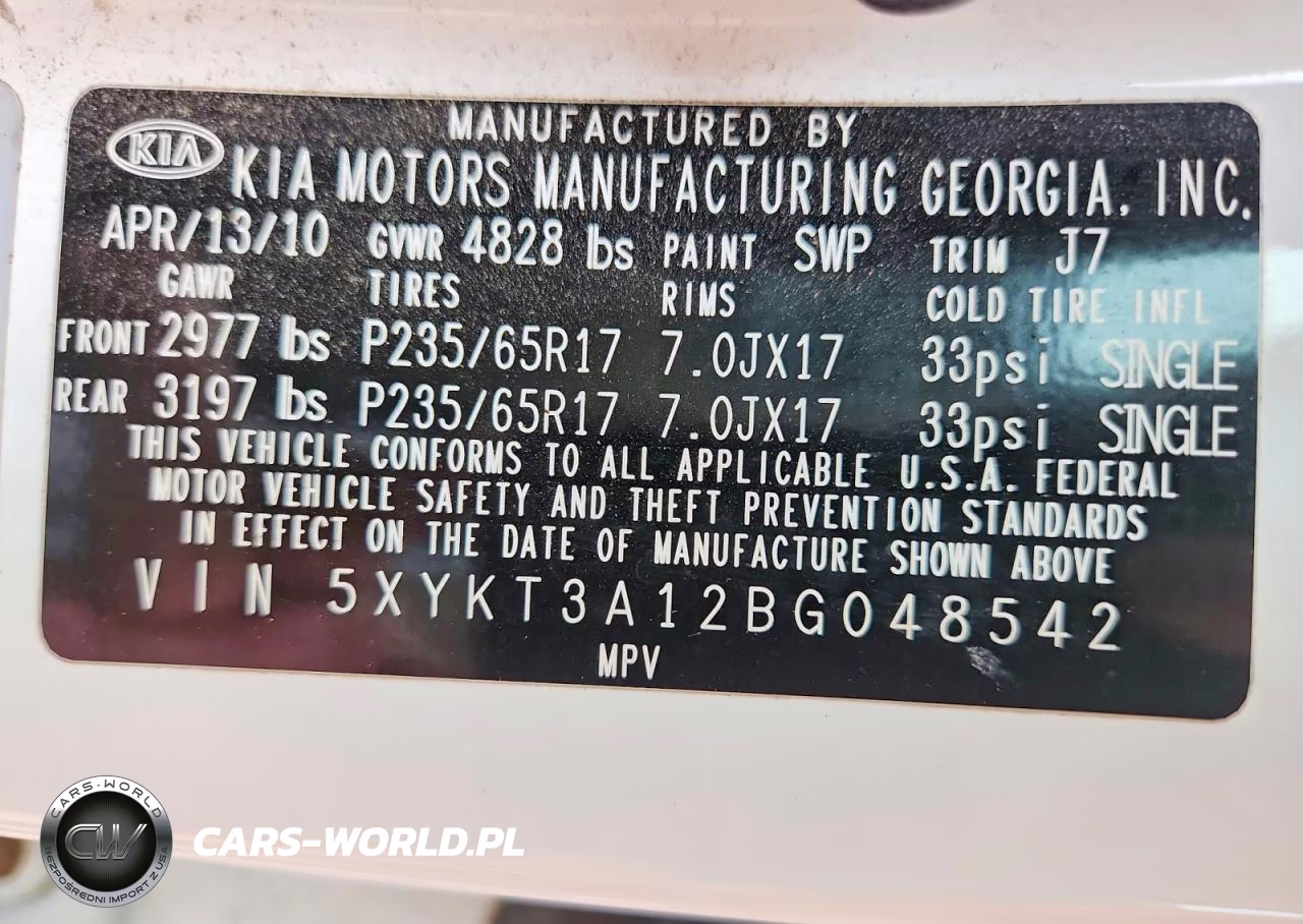 2011 Kia Sorento Lx VIN:5XYKT3A12BG048542 - 13
