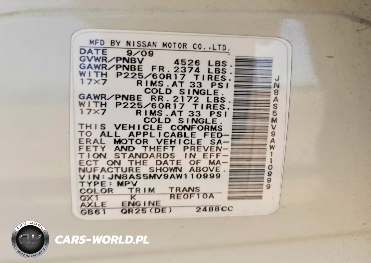 2010 Nissan Rogue S-Sl-Krom VIN:JN8AS5MV9AW110999 - 12