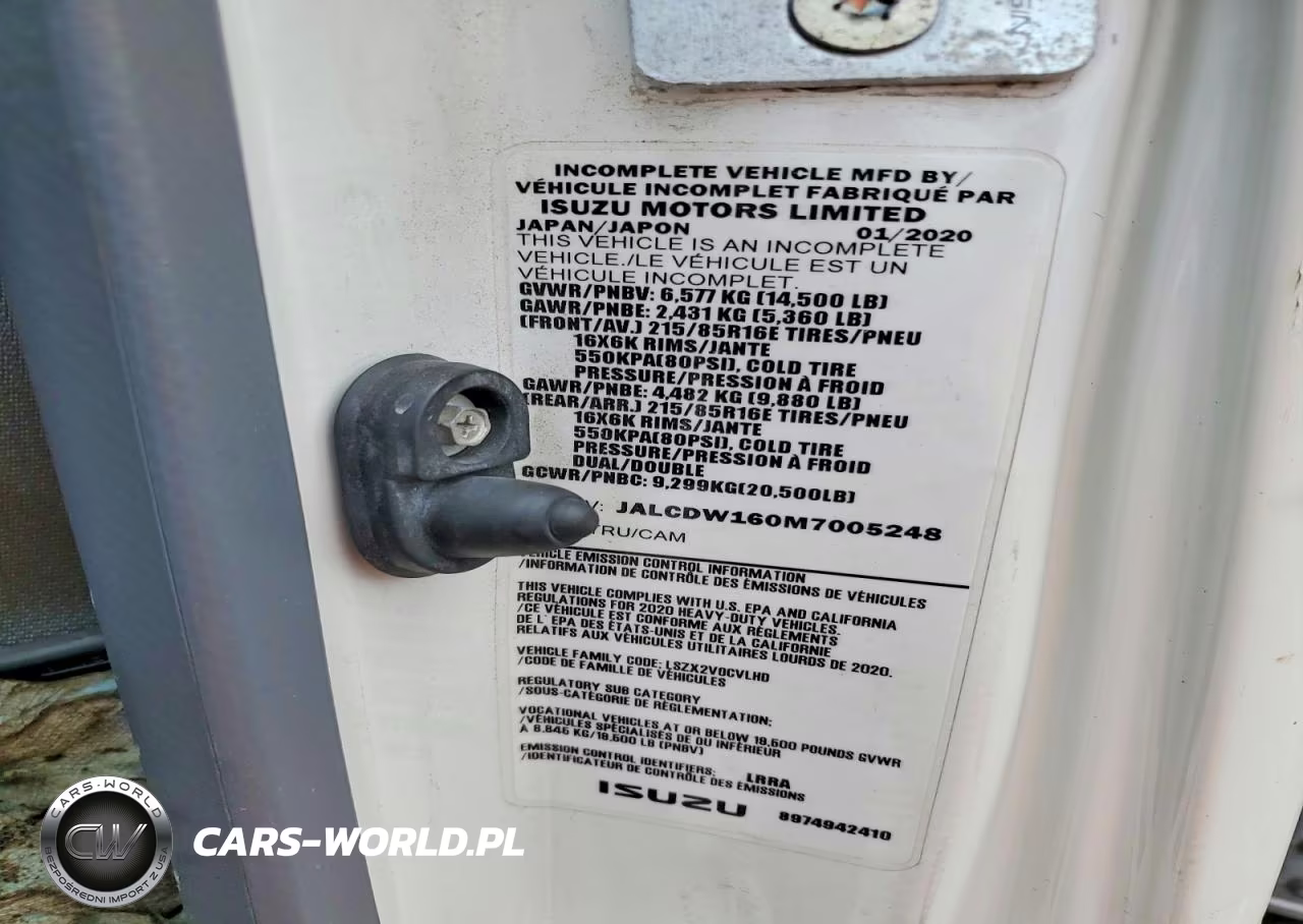2021 Chevrolet 4500Hd Box Truck VIN:JALCDW160M7005248 - 10
