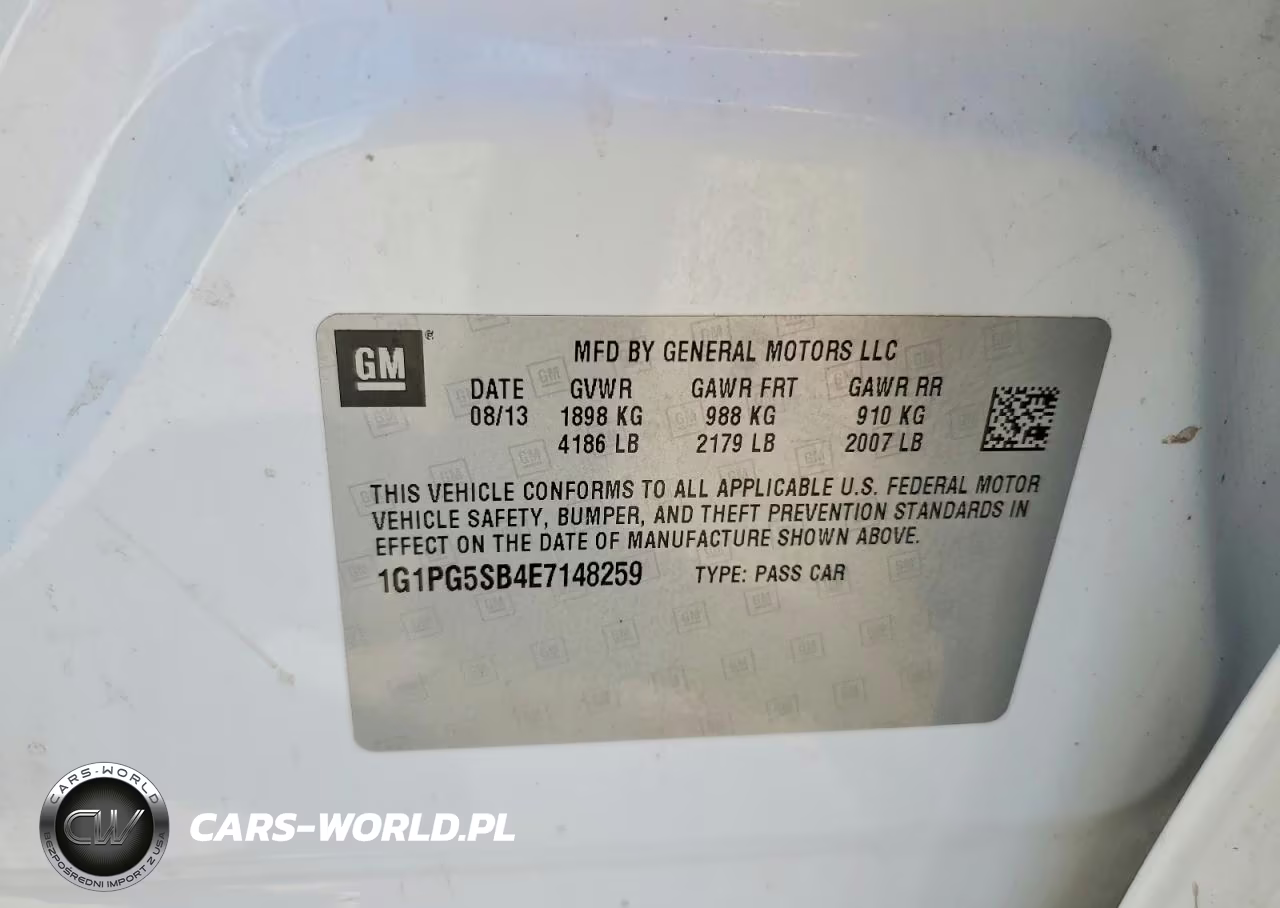 2014 Chevrolet Cruze Ltz VIN:1G1PG5SB4E7148259 - 12