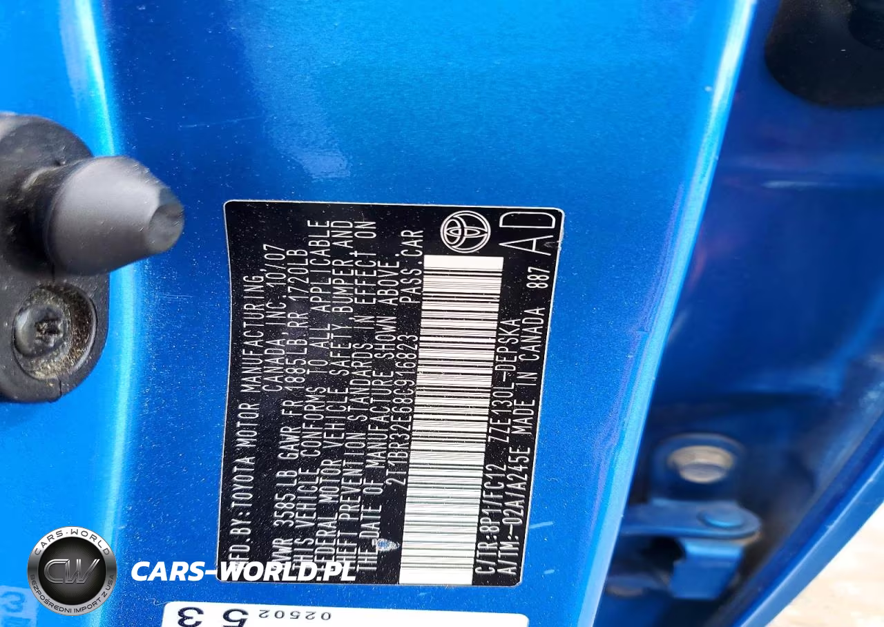 2008 Toyota Corolla S VIN:2T1BR32E68C916823 - 13