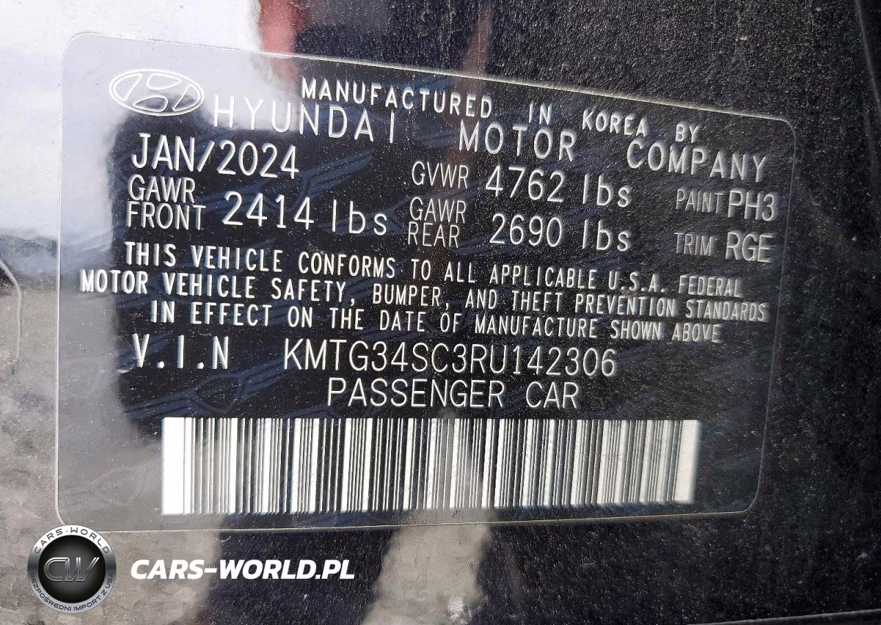 2024 Genesis G70 2.5T Standard VIN:KMTG34SC3RU142306 - 12