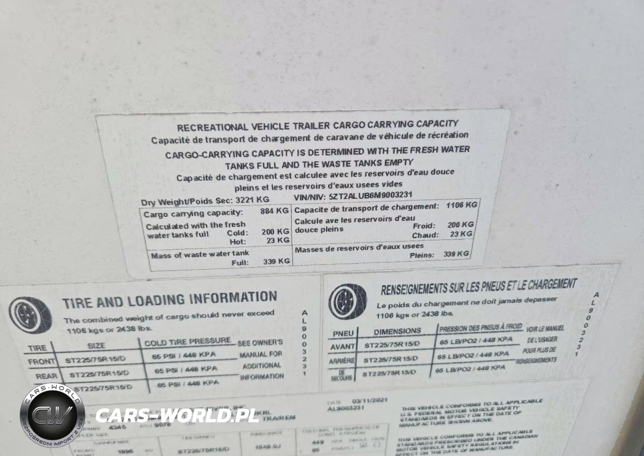 2021 Forest River East West Camper VIN:5ZT2ALUB6M9003231 - 10