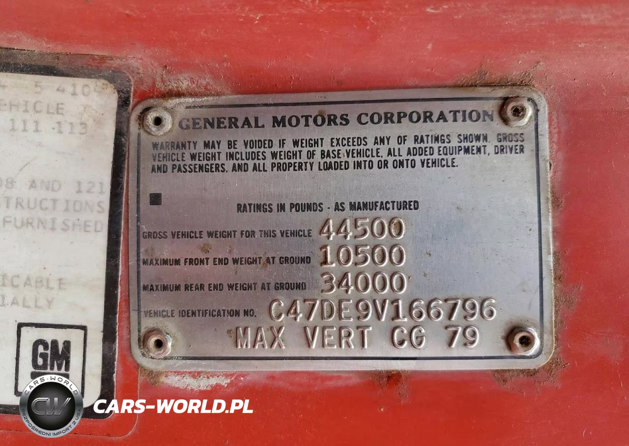 1979 Chevrolet Truck VIN:C47DE9V166796 - 10