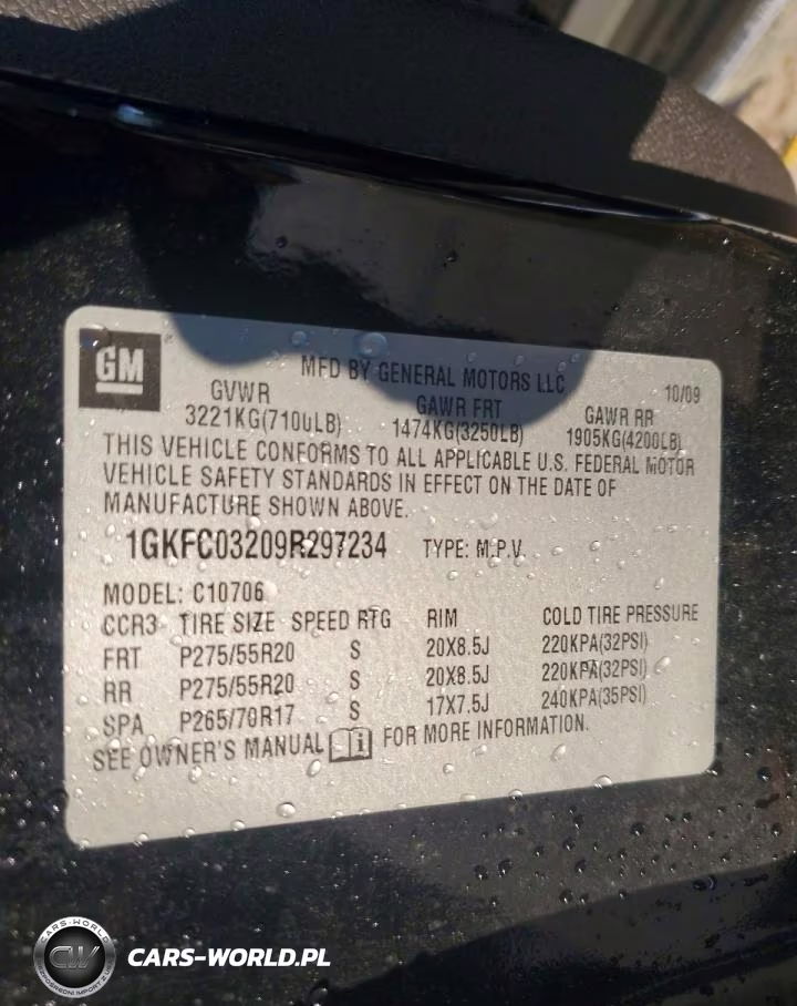 2009 GMC Yukon Denali VIN:1GKFC03209R297234 - 13