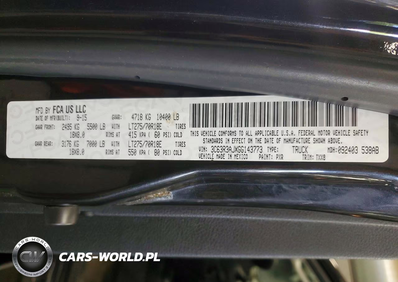 2016 Ram 3500 St VIN:3C63R3AJXGG143773 - 12