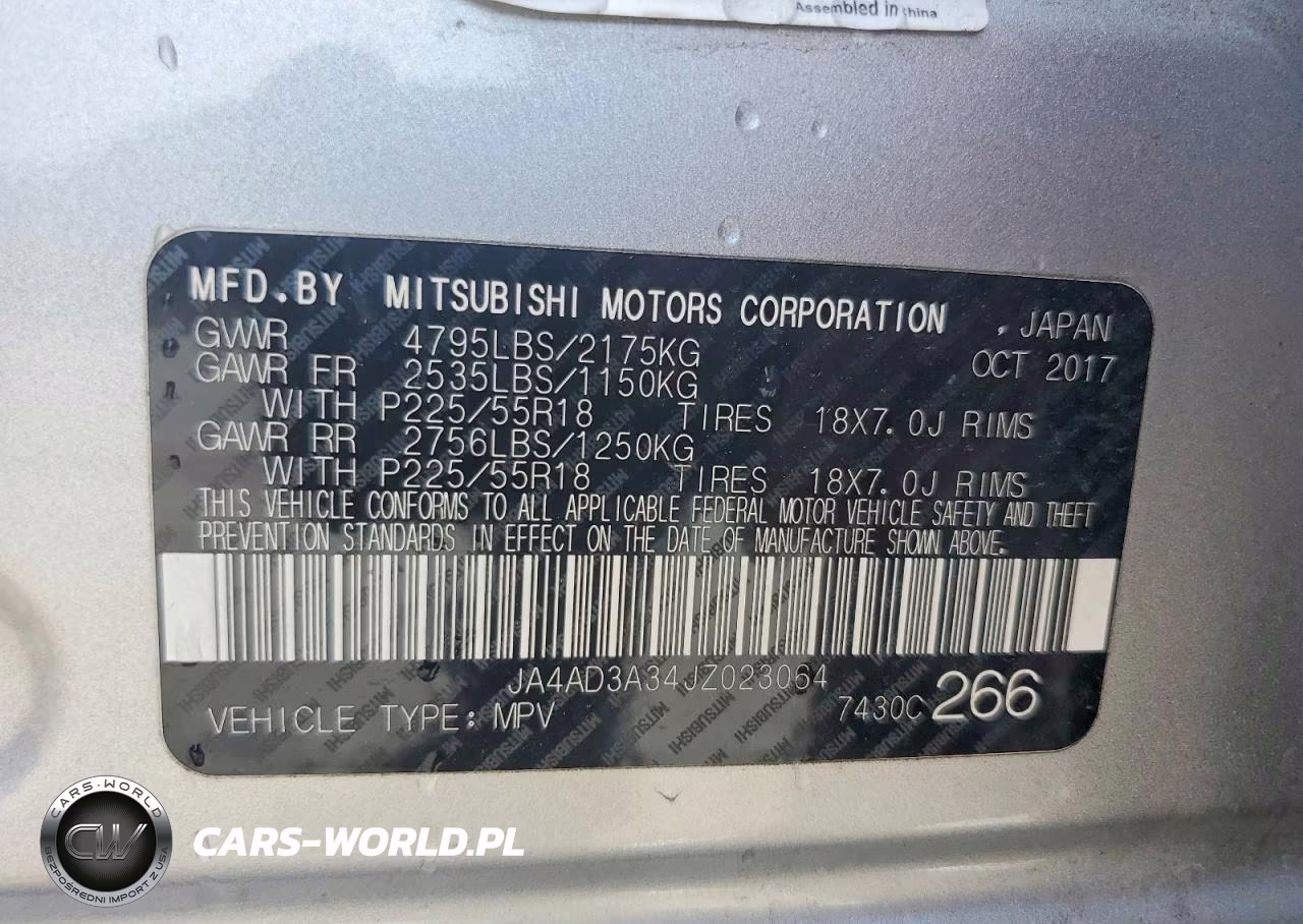 2018 Mitsubishi Outlander Se VIN:JA4AD3A34JZ023064 - 14