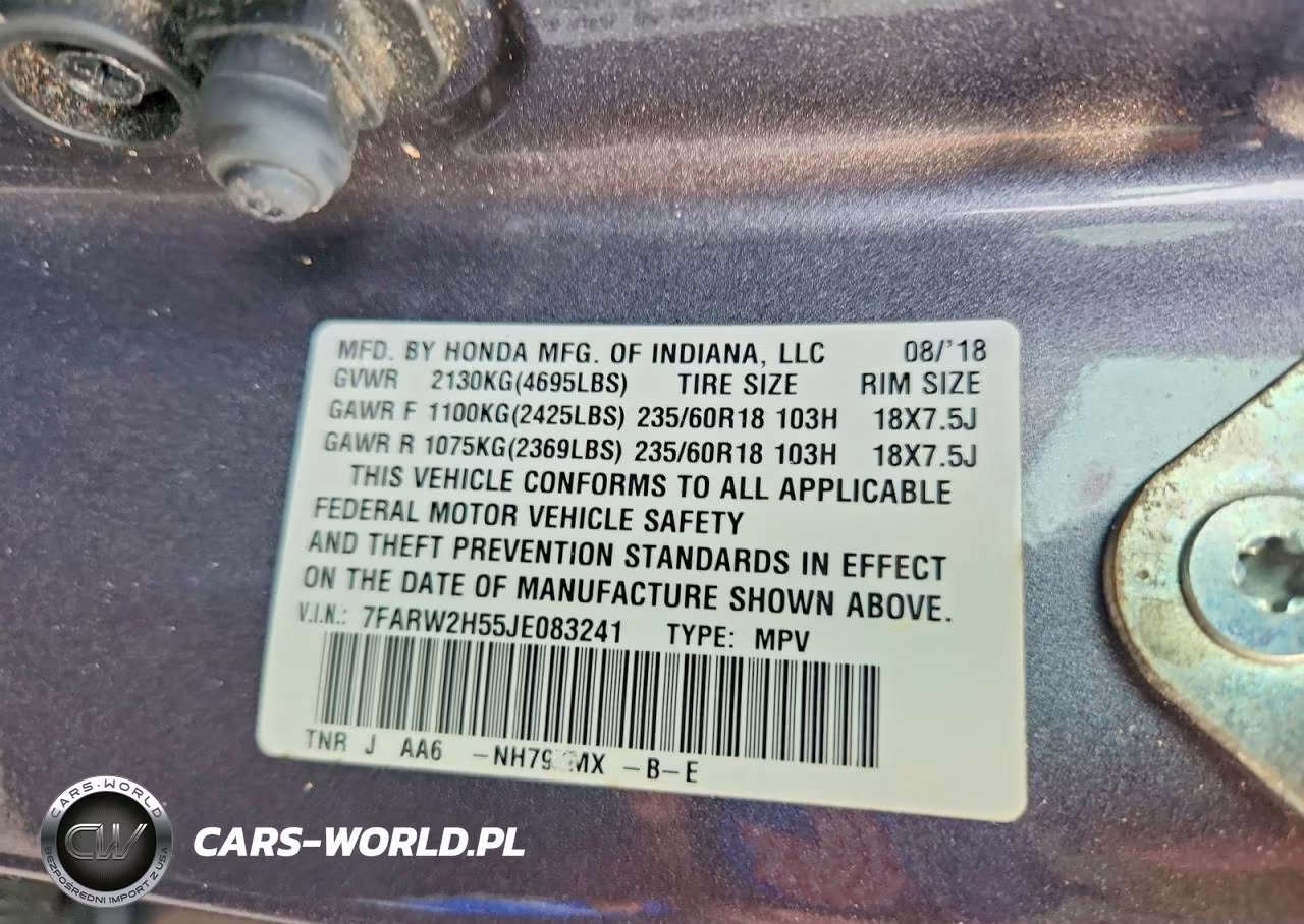 2018 Honda Cr-V Ex VIN:7FARW2H55JE083241 - 12