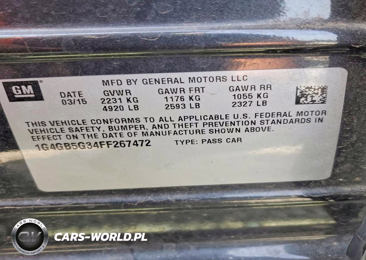 2015 Buick Lacrosse VIN:1G4GB5G34FF267472 - 12