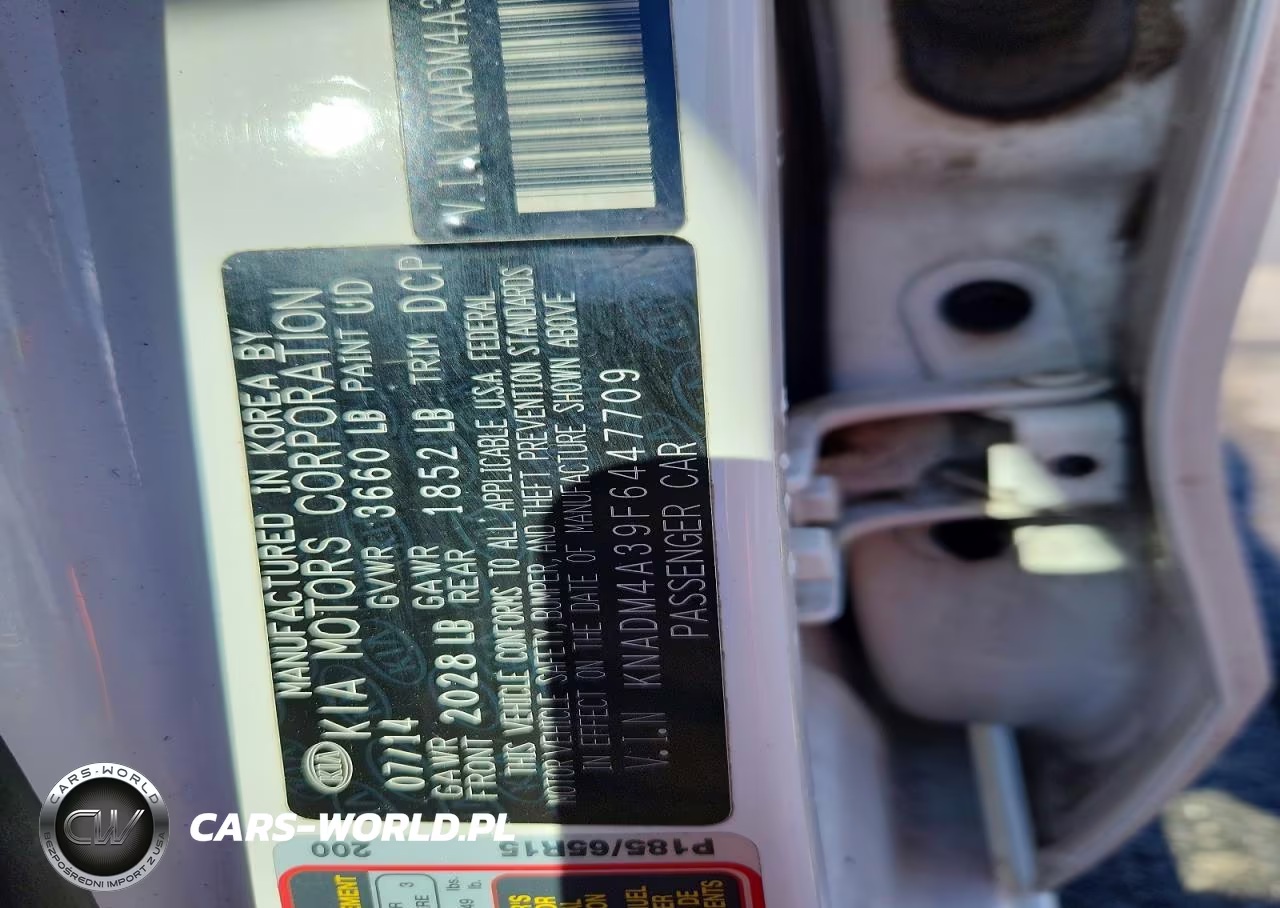 2015 Kia Rio Lx VIN:KNADM4A39F6447709 - 12