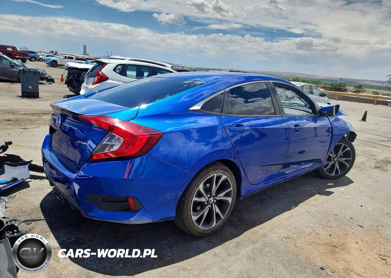 2020 Honda Civic Sport VIN:2HGFC2F82LH546584 - 3