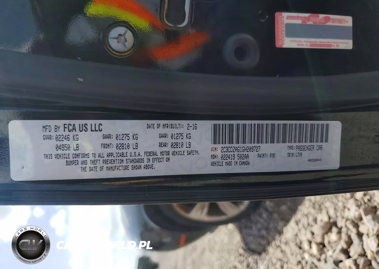 2016 Dodge Challenger Sxt VIN:2C3CDZAG1GH209727 - 13
