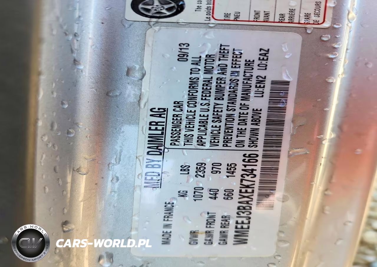 2014 Smart Fortwo Pure VIN:WMEEJ3BAXEK734166 - 13