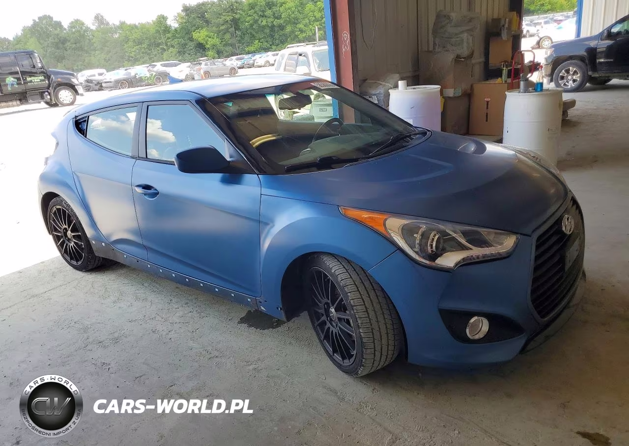 2016 Hyundai Veloster Turbo VIN:KMHTC6AE8GU260985 - 4