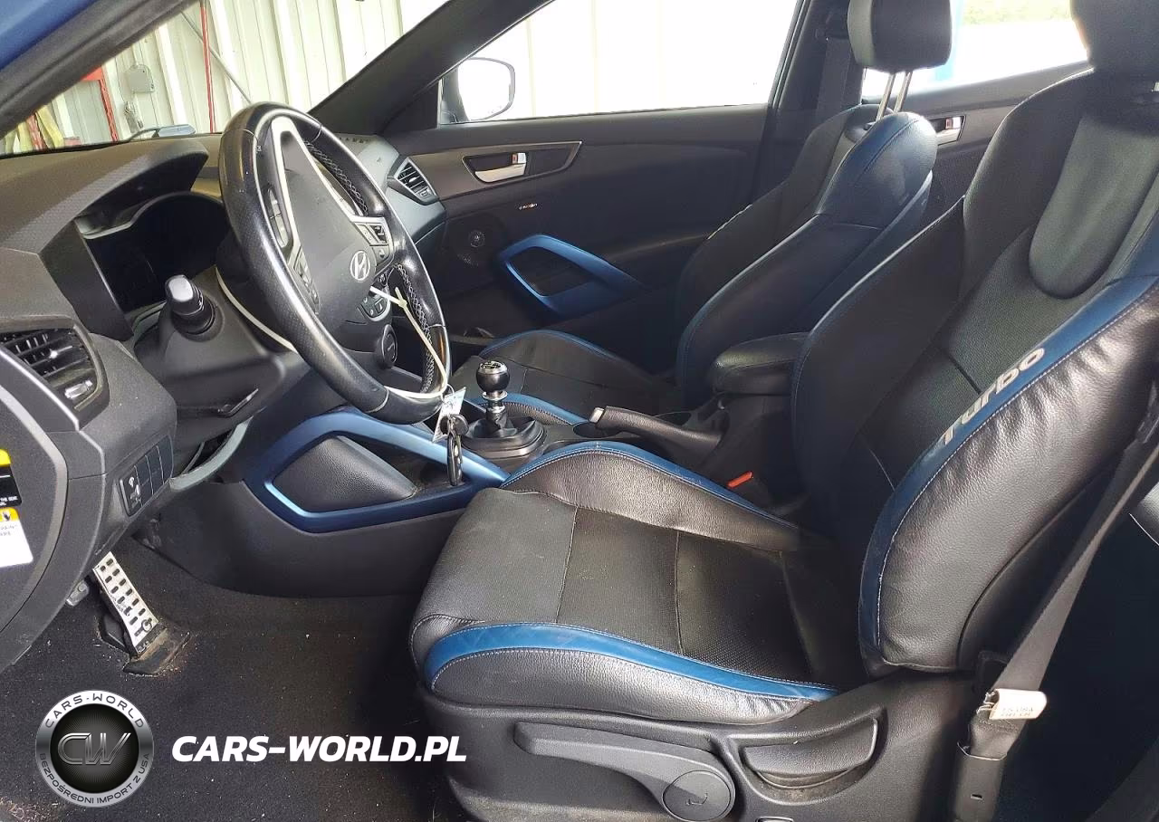 2016 Hyundai Veloster Turbo VIN:KMHTC6AE8GU260985 - 7