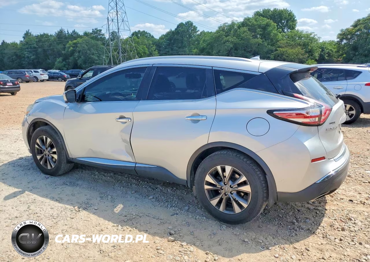 2015 Nissan Murano Sl VIN:5N1AZ2MH9FN243934 - 2