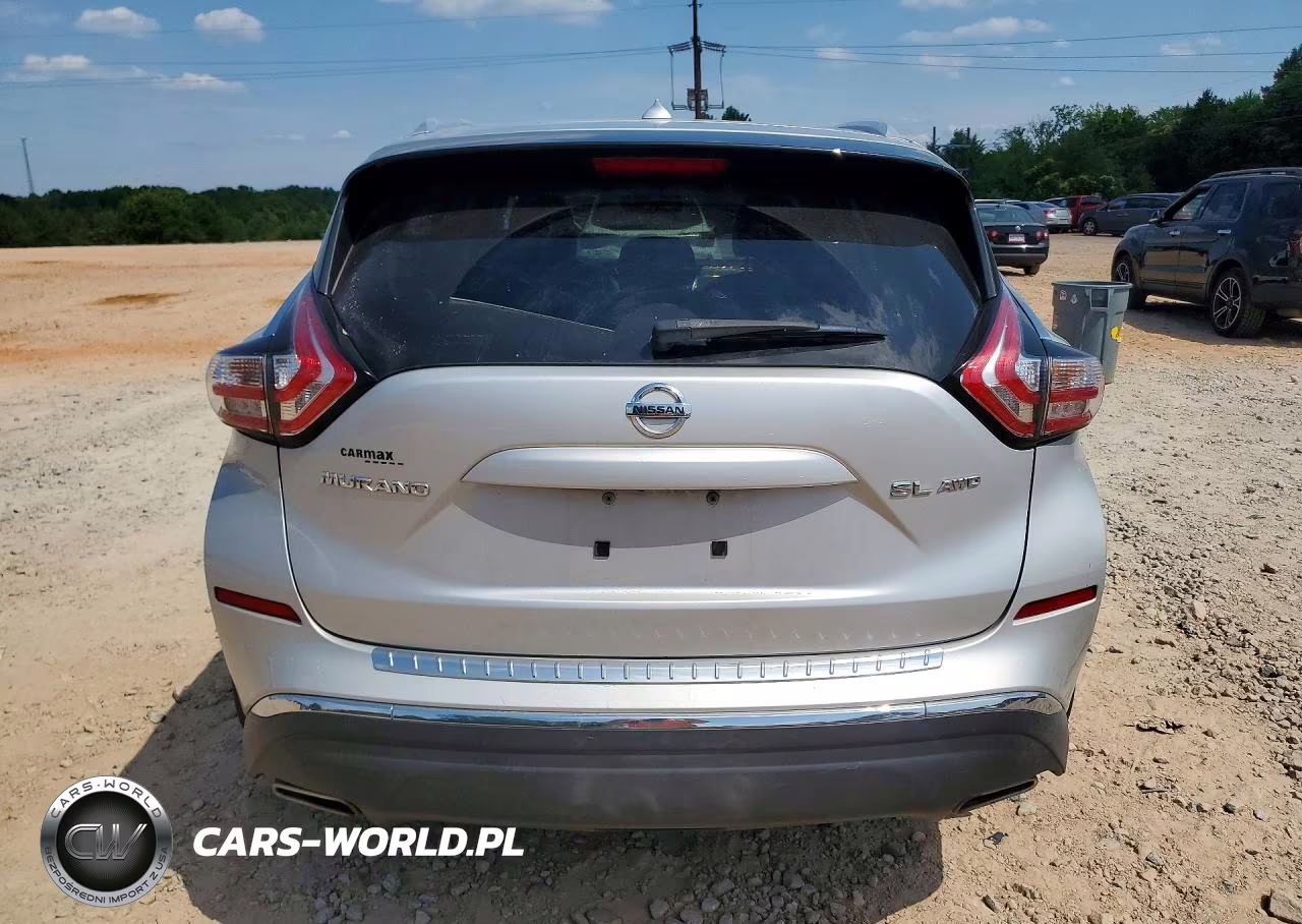 2015 Nissan Murano Sl VIN:5N1AZ2MH9FN243934 - 6